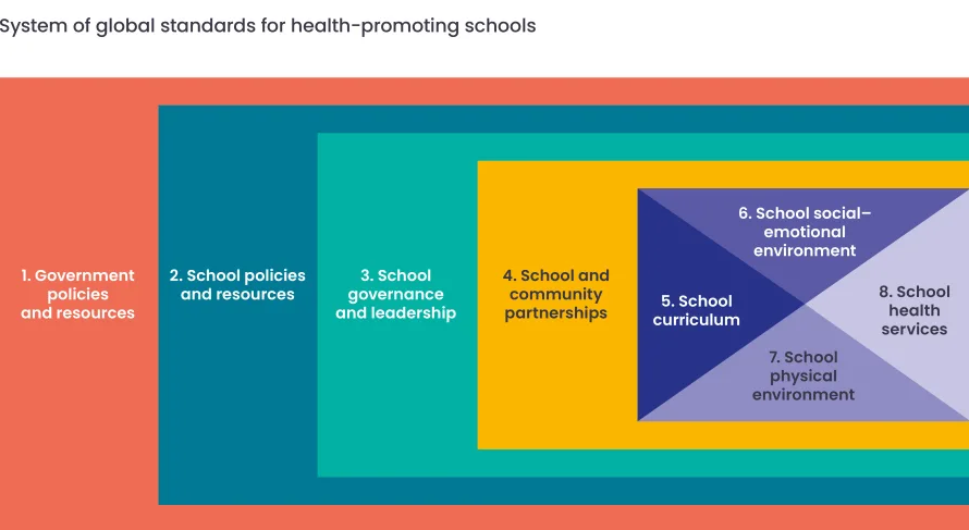 System of global standards for health-promoting schools