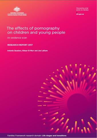 The effects of pornography on children and young people: An evidence scan