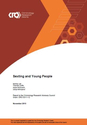 Sexting and young people (2015)