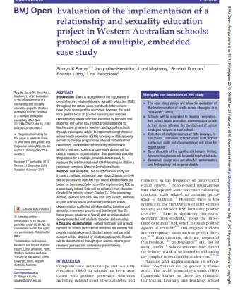 bmj evaluation of RSE