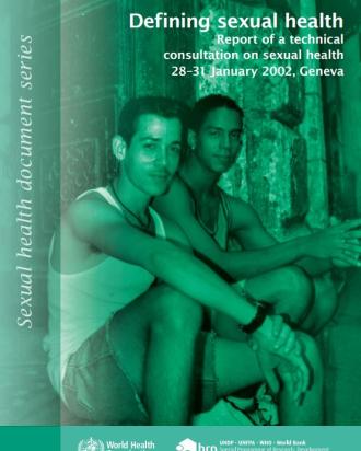 WHO Defining sexual health 2002