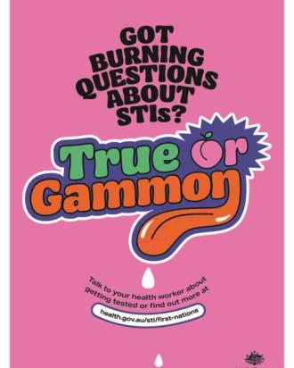 Got burning questions about STIs? True or Gammon Poster